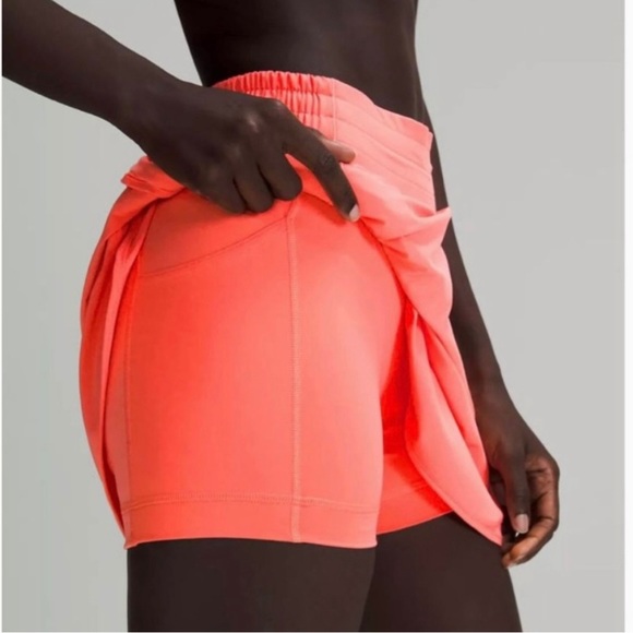 Lululemon Hotty Hot HR Skirt Long Pink Salmon NWT - Picture 7 of 7